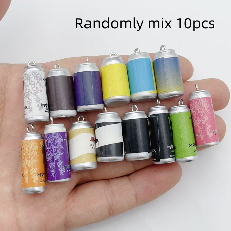 Resin Art Materials Wholesale - 10Pcs Mini Simulasi Kaleng Minuman Resin
