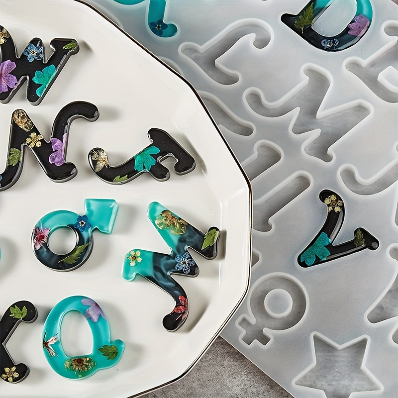 Resin Art Letters - Cetakan resin gaya A cermin 26
