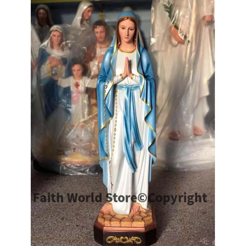 Resin Art Mary - Patung seni dekorasi rumah Santa Klaus,