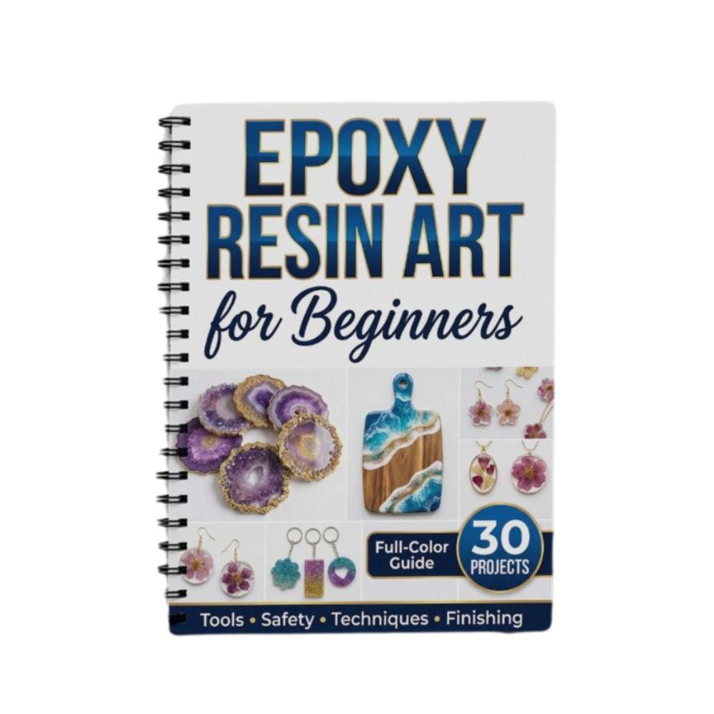 Resin Art Book - Buku Panduan Seni Resin Epoxy Langkah-demi-Langkah
