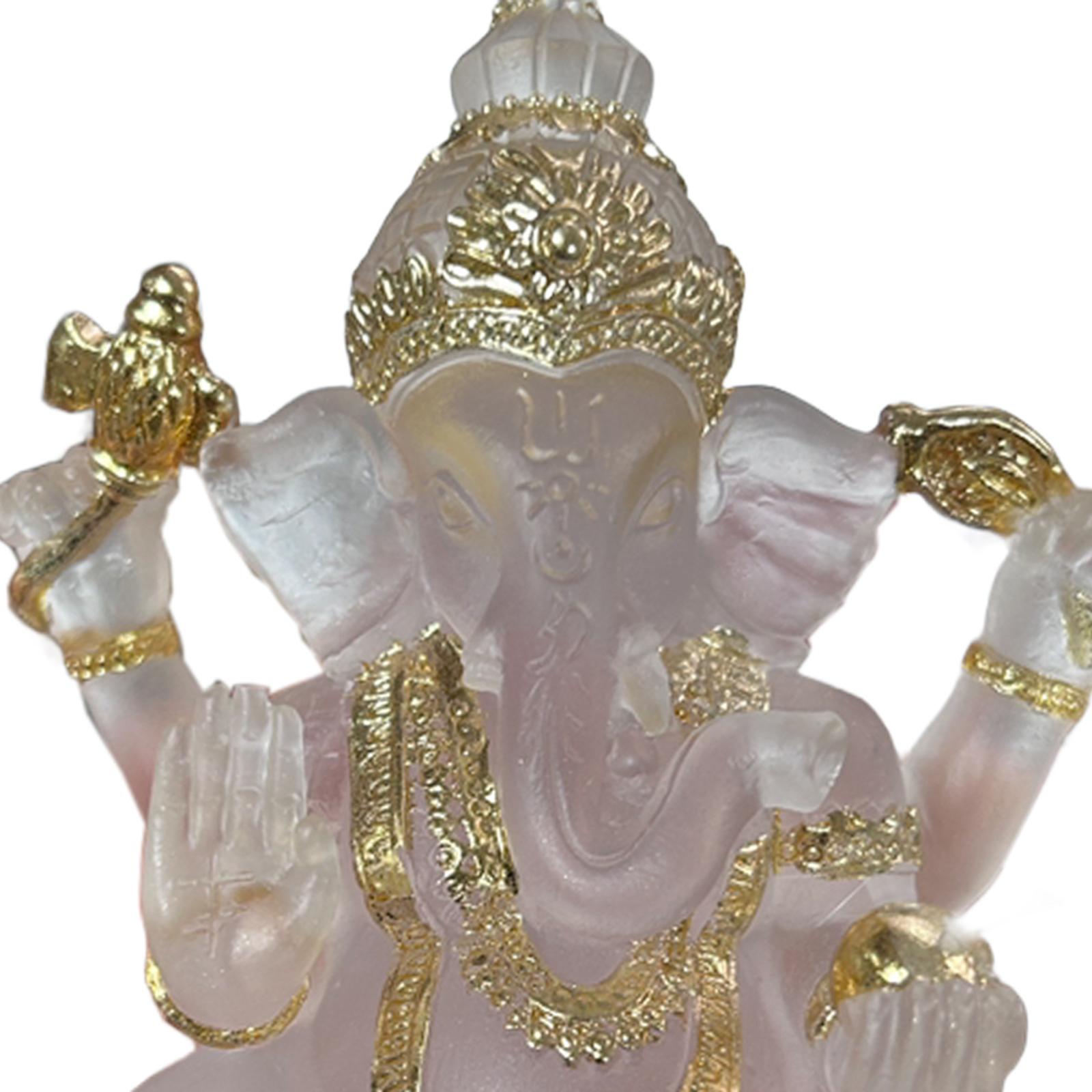 Resin Art India - Patung Ganesh Kerajinan Seni Asia Tenggara