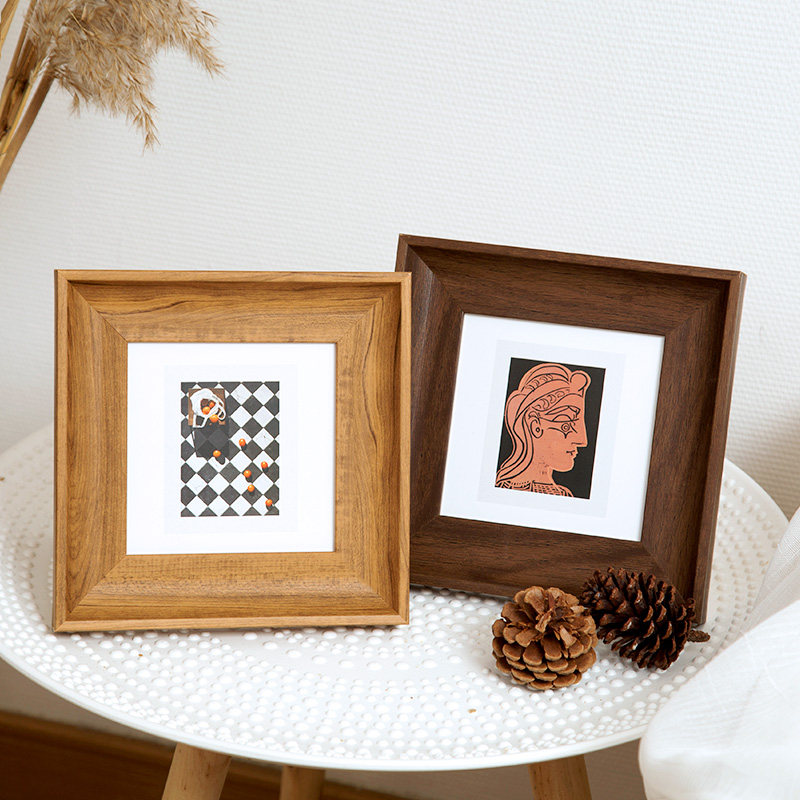 Resin Art Stand - Bingkai Foto Persegi Warna-Warni 5 6