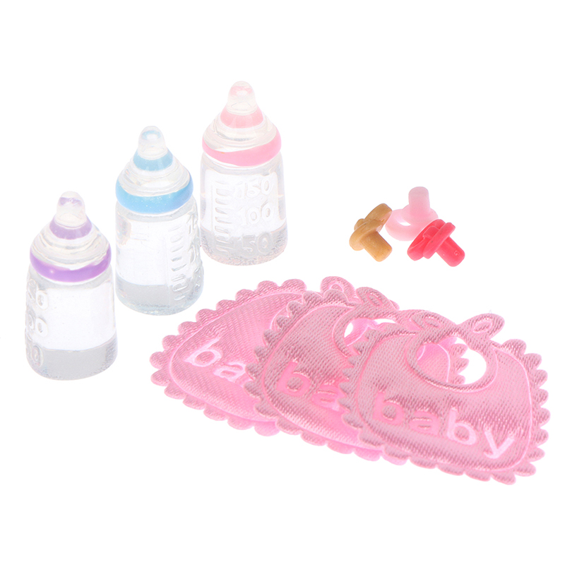Resin Art Bottle - Botol dot bayi miniatur rumah boneka