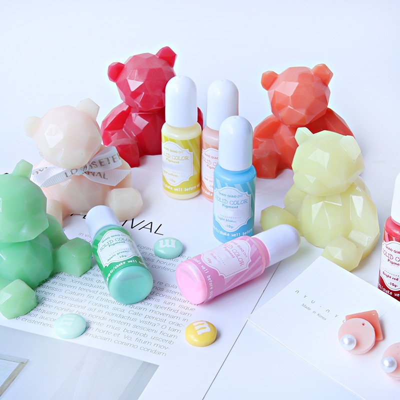 Resin Art Letters - Pigmen cair 18 warna cerah untuk