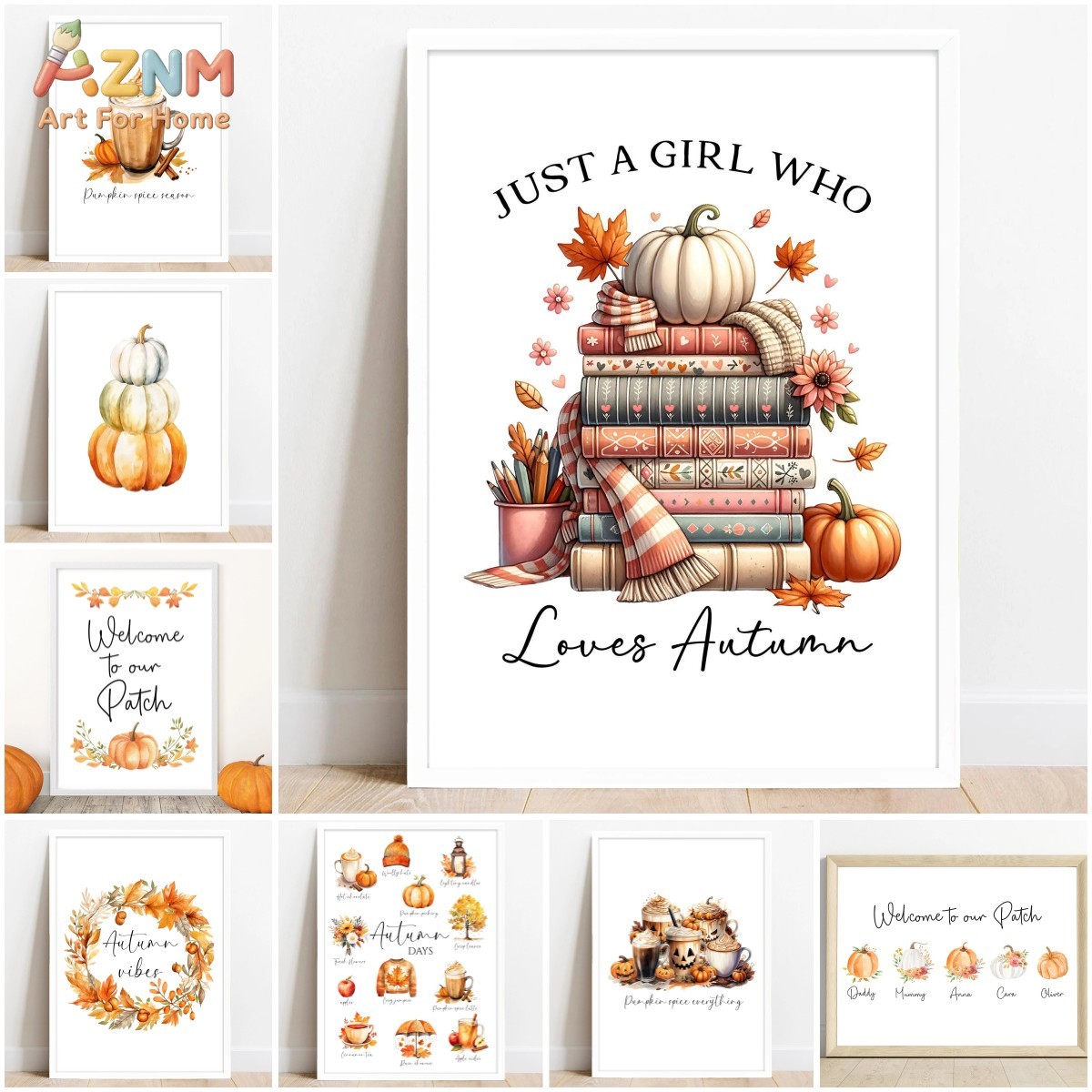 Resin Art Book - AZNM Lukisan Cat Air Buku Musim