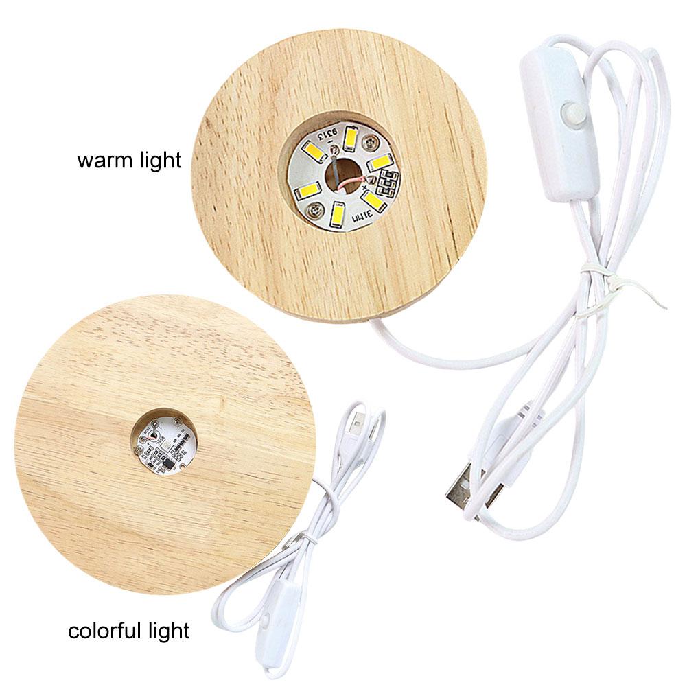 Resin Art Stand - 2 buah, dudukan lampu LED berbentuk