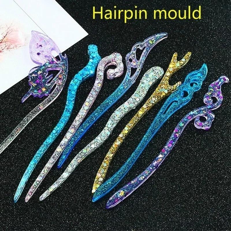 Resin Art Materials Wholesale - Cetakan Khusus Silikon Jepit Rambut Transparan