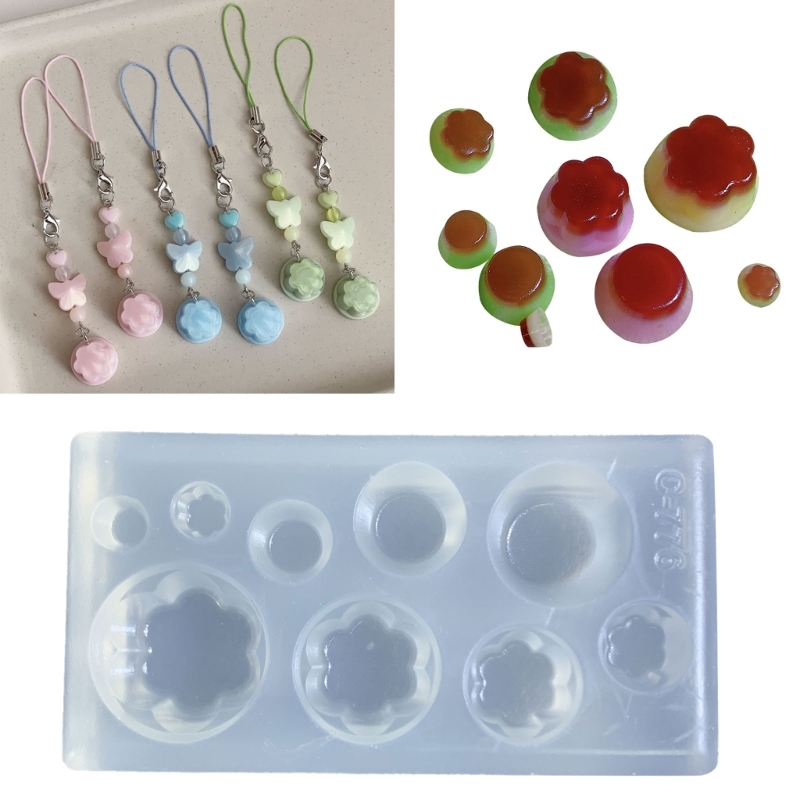 Resin Art Letters - Cetakan silikon bentuk puding lucu untuk