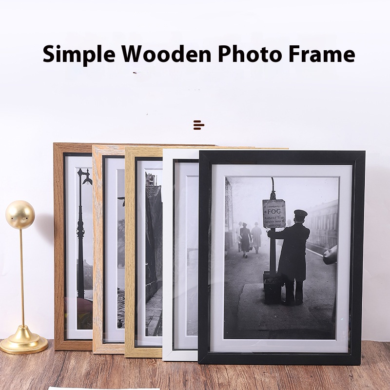 Resin Art Stand - Bingkai Foto Kayu Besar untuk Poster