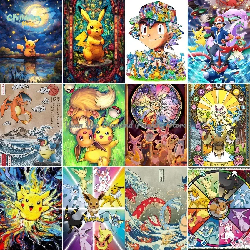 Resin Art For Kids - 1 buah Lukisan Berlian Tanpa Bingkai