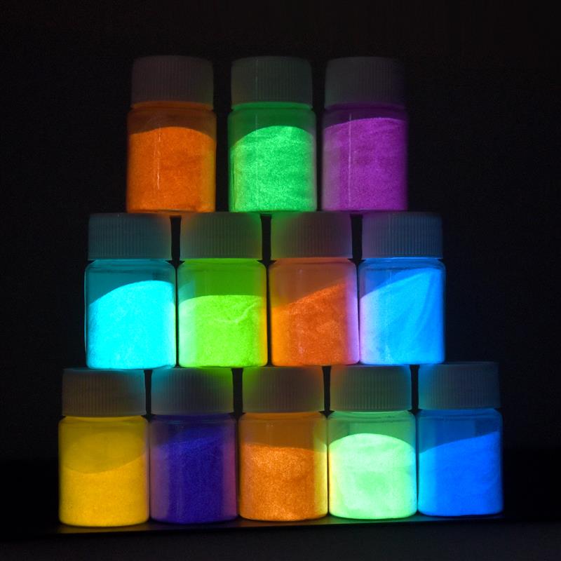 Resin Art Bottle - 20G/Botol Bubuk Bercahaya Pigmen Resin Epoksi