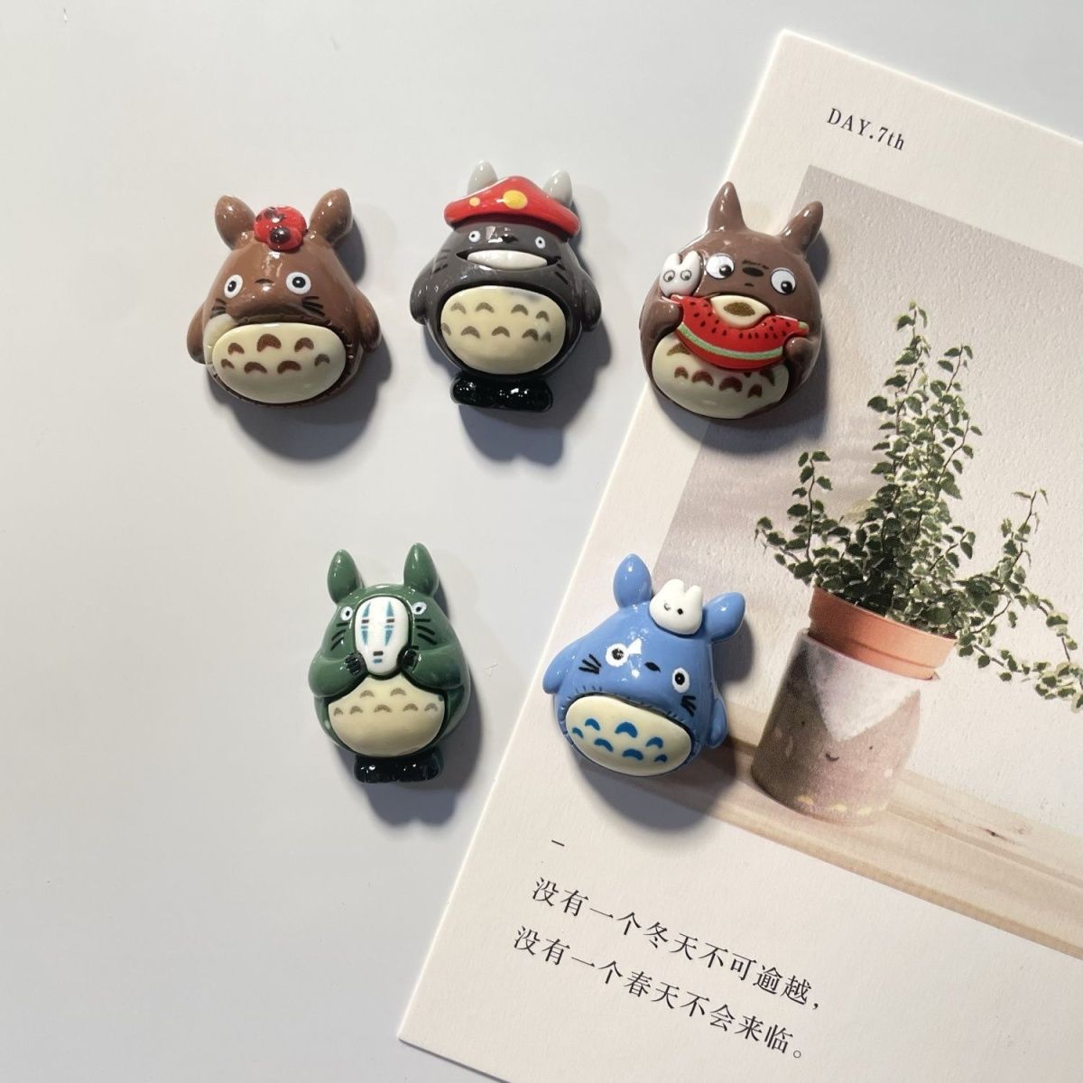 Resin Art Things - Magnet Kulkas Resin Anime Totoro, Stiker
