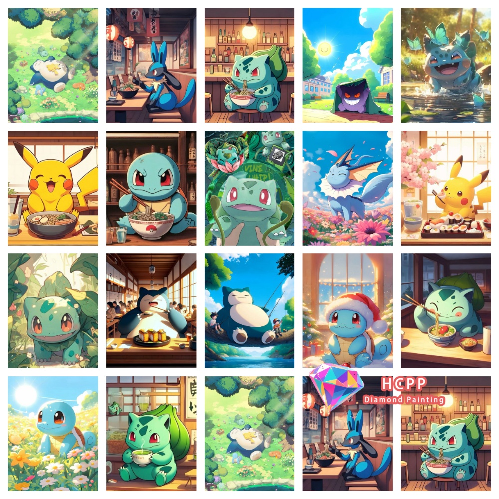 Pikachu Bulbasaur Squirtle Kit - Resin Art For Beginners ulasan dan harga