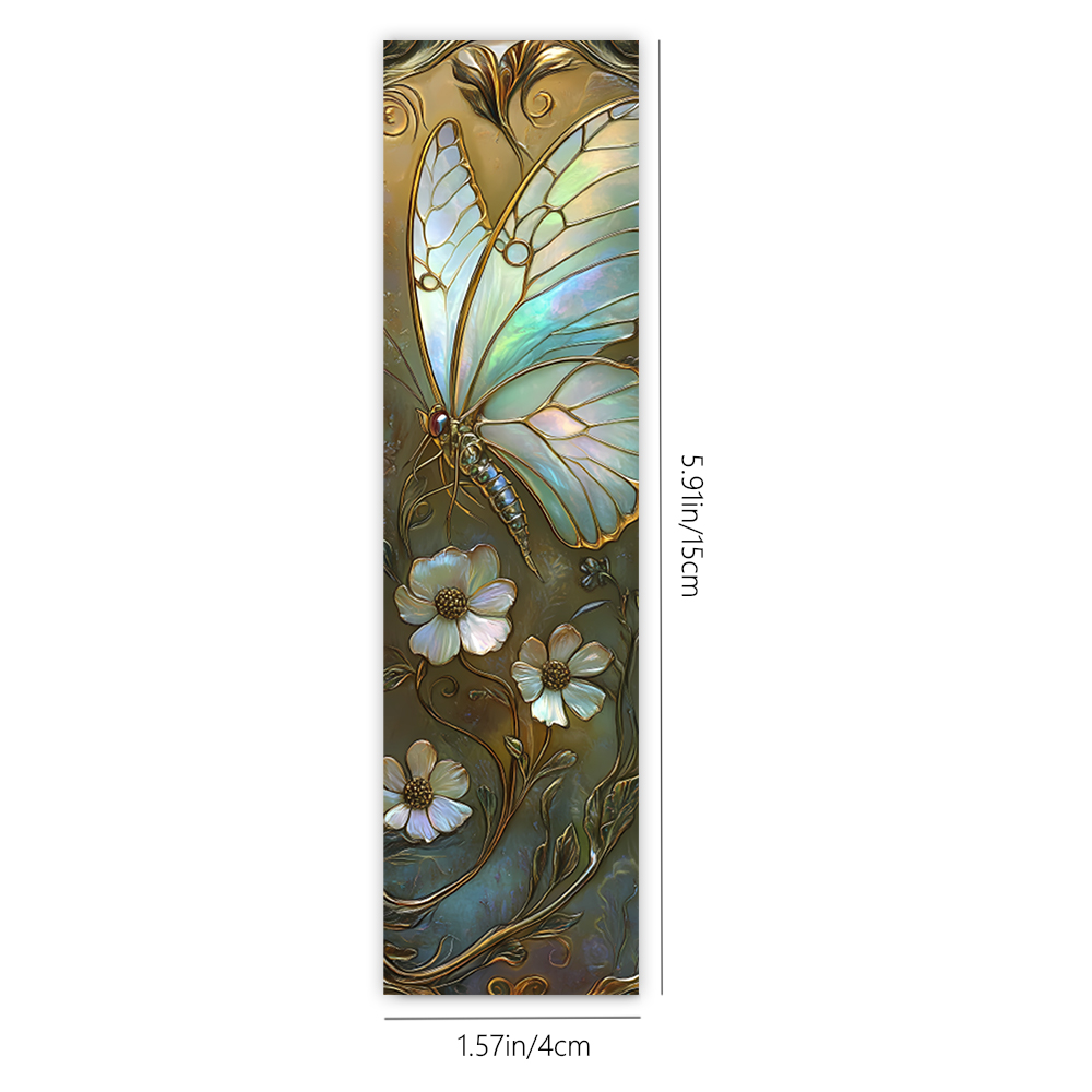 32 buah, penanda kupu-kupu mel - Resin Art Bookmark ulasan dan harga