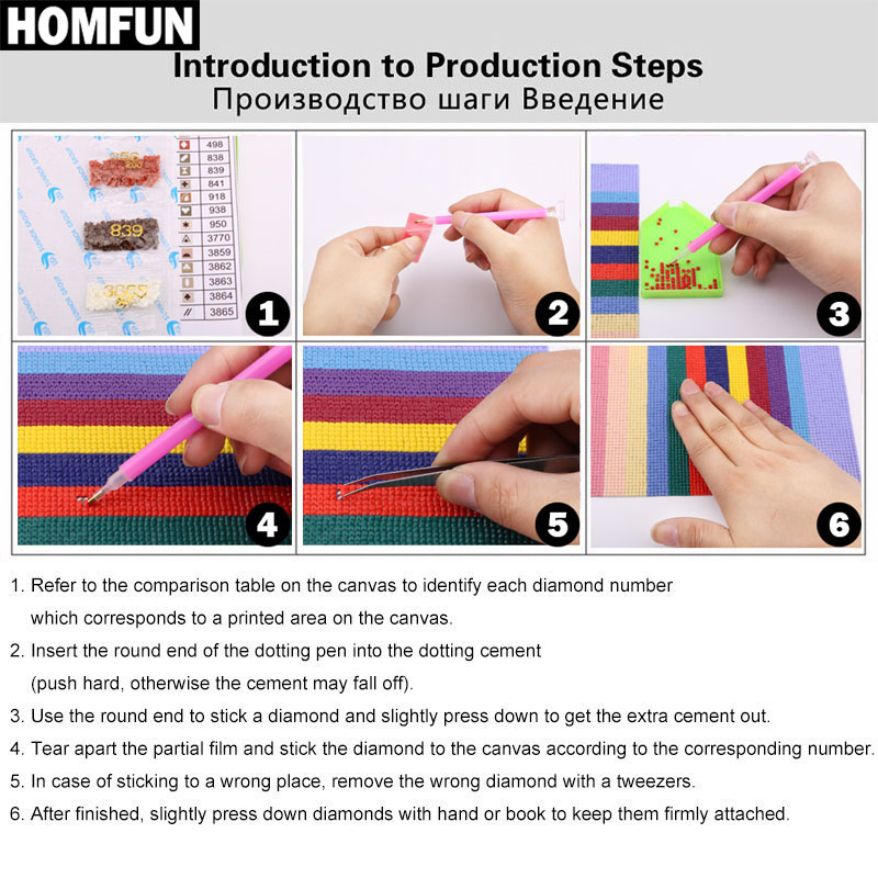 HOMFUN Art 5D Diy Lukisan Berl - Resin Art Machine ulasan dan harga