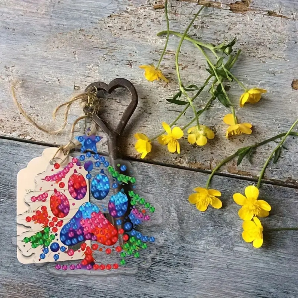 6 Buah/Set Gantungan Kunci Luk - Resin Art Bookmark ulasan dan harga