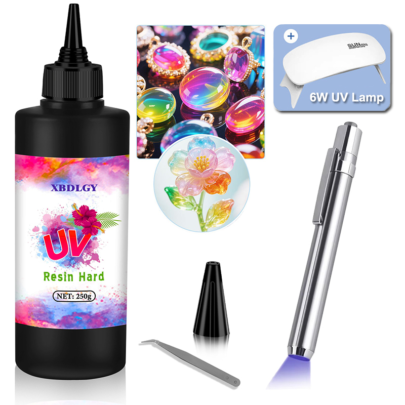 200g/250g/500g Resin UV Lem Ke - Resin Art Letters ulasan dan harga