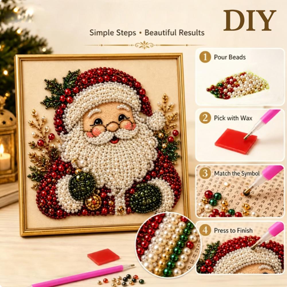 Kit Seni Mutiara Santa Claus N - Resin Art Craft ulasan dan harga
