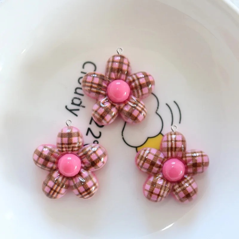 10Pcs Liontin Resin Bunga Mani - Resin Art Craft ulasan dan harga