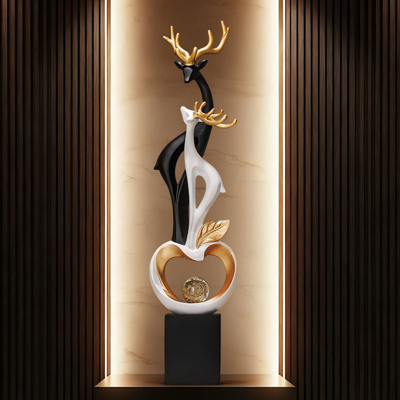Dekorasi Rumah Abstrak Patung  - Resin Art Stand ulasan dan harga