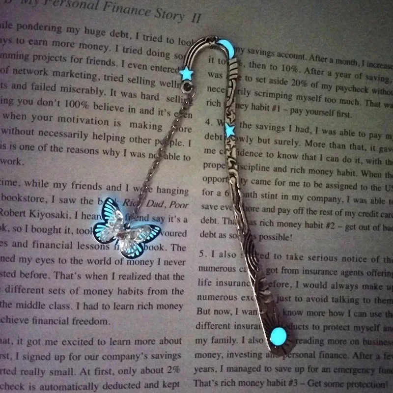 Pembatas Buku Logam Bercahaya  - Resin Art Bookmark ulasan dan harga