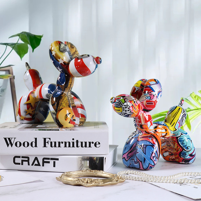 Patung Anjing Balon Transfer A - Resin Art Stand ulasan dan harga