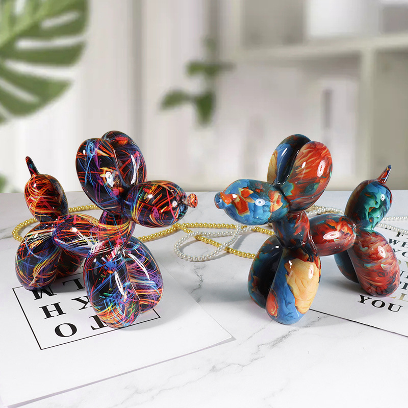 Patung Anjing Balon Transfer A - Resin Art Stand ulasan dan harga