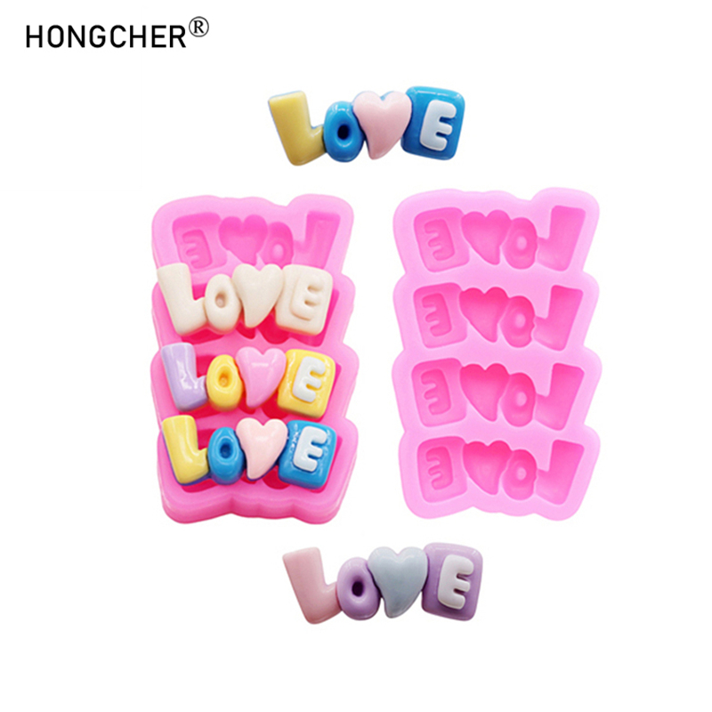Cetakan Silikon Huruf LOVE unt - Resin Art Letters ulasan dan harga