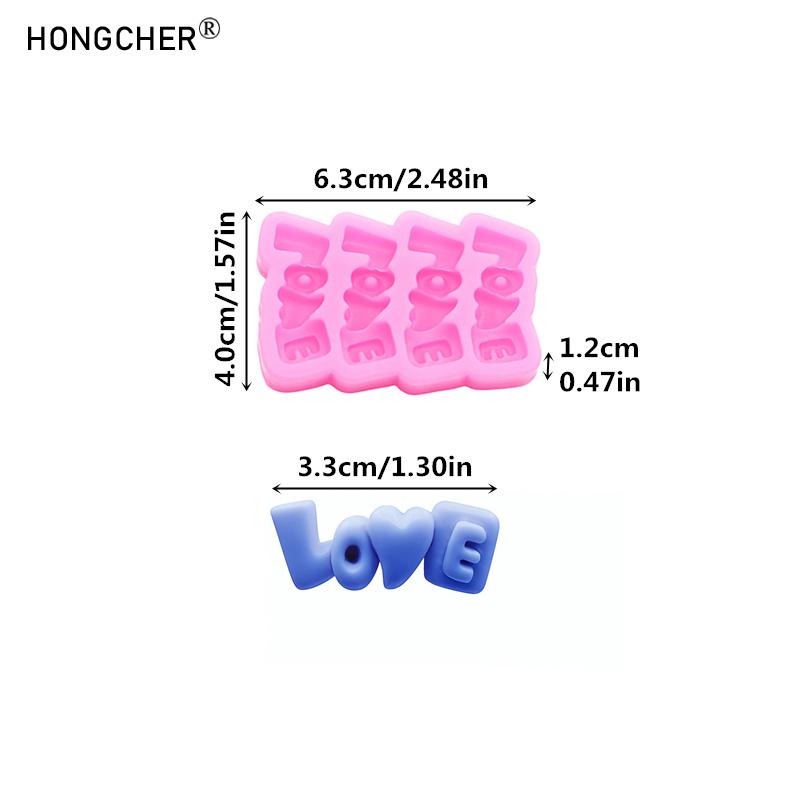 Cetakan Silikon Huruf LOVE unt - Resin Art Letters ulasan dan harga