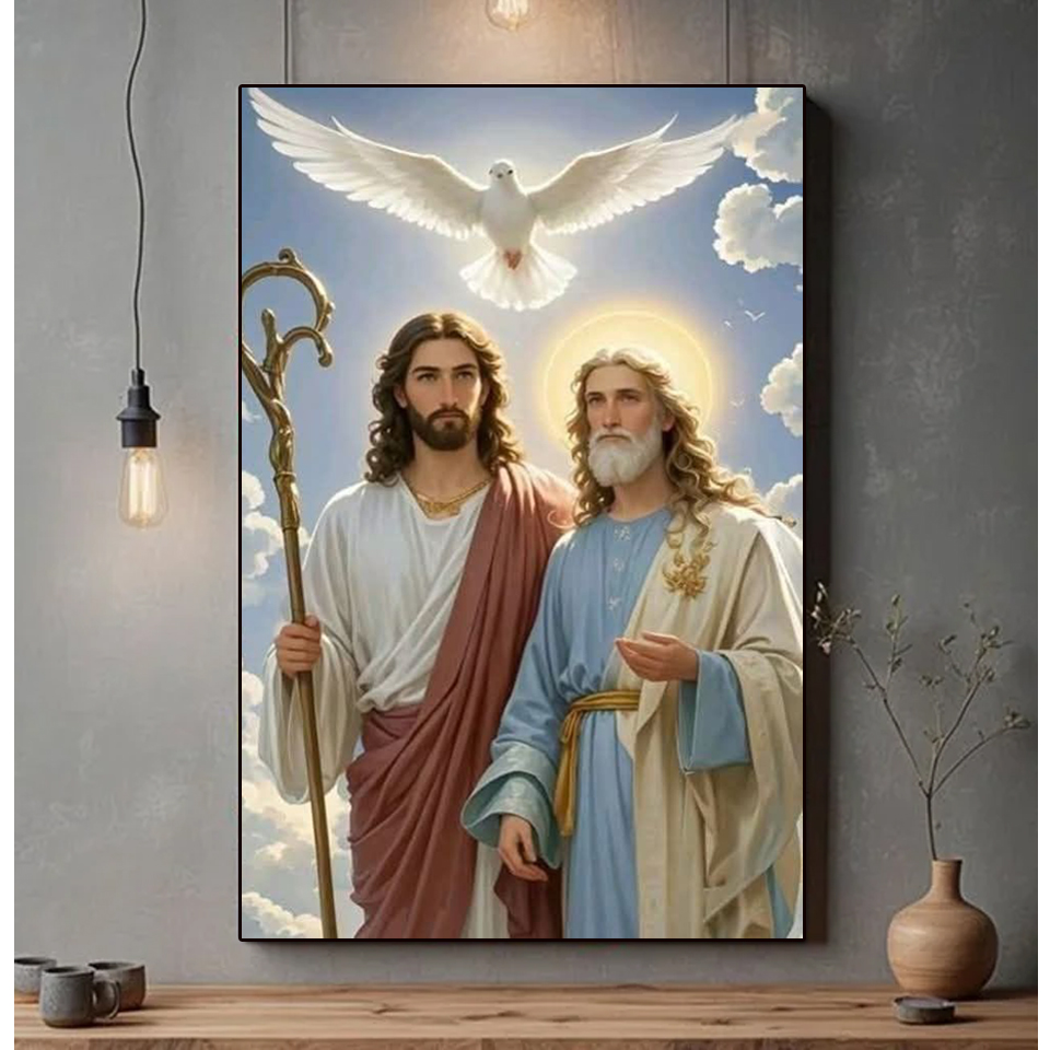 Lukisan Berlian Natal 2026 Tan - Resin Art Mary ulasan dan harga