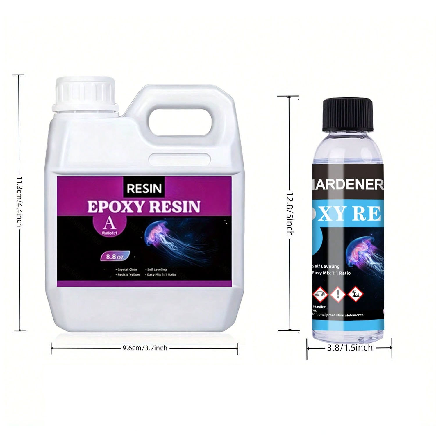 125ml/250ml Kit Resin Tuang Kr - Resin Art Kit With Molds ulasan dan harga