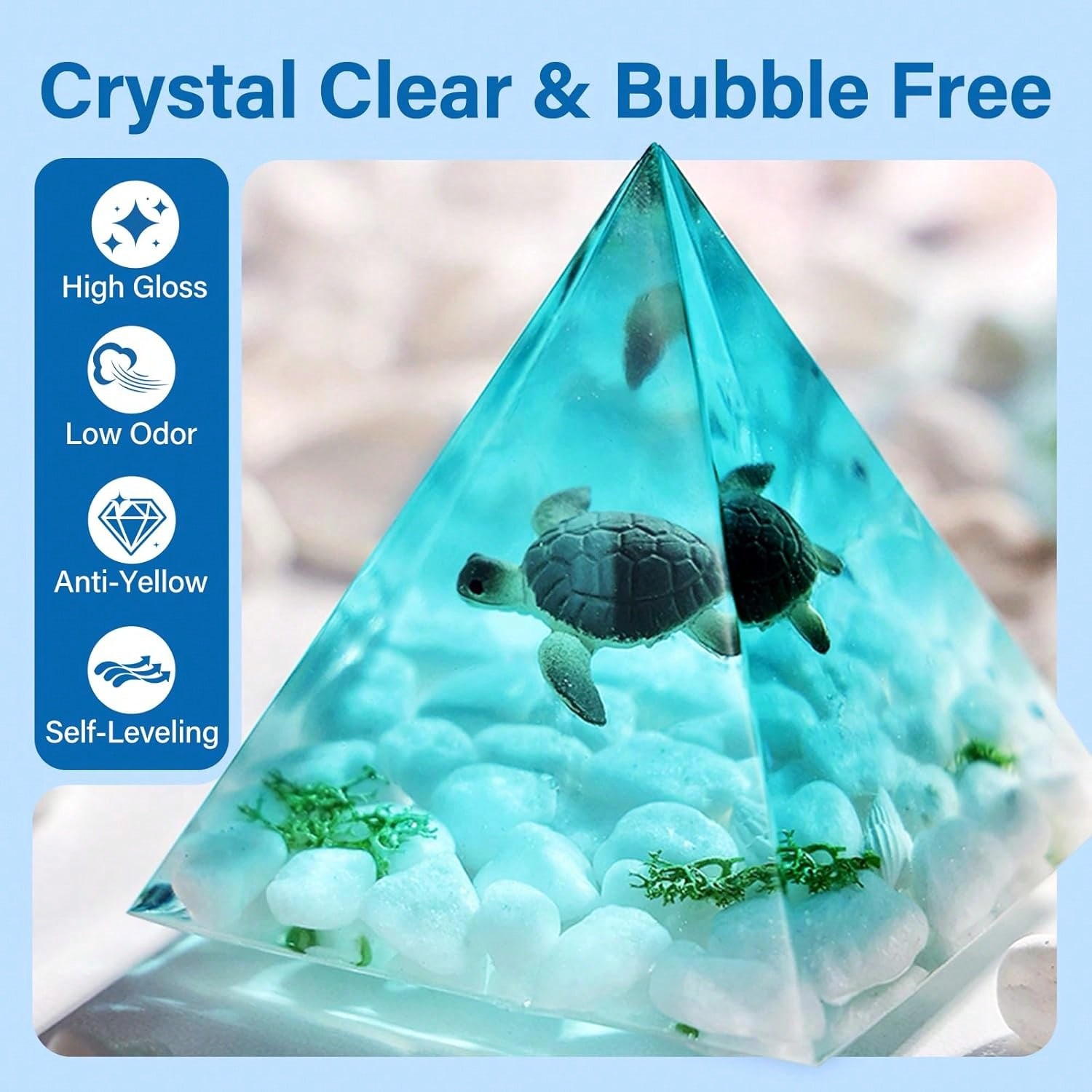 125ml/250ml Kit Resin Tuang Kr - Resin Art Kit With Molds ulasan dan harga