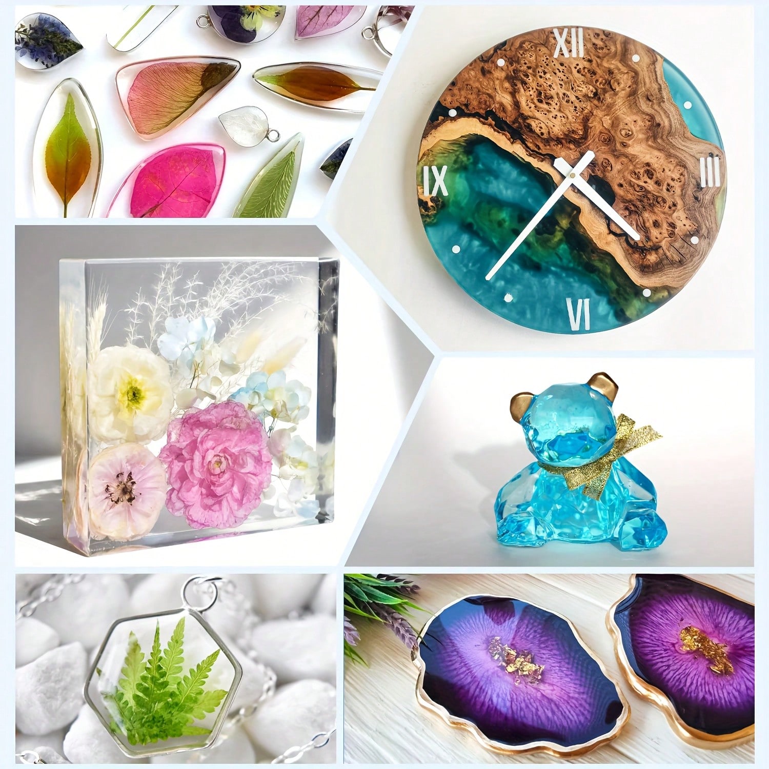 125ml/250ml Kit Resin Tuang Kr - Resin Art Kit With Molds ulasan dan harga