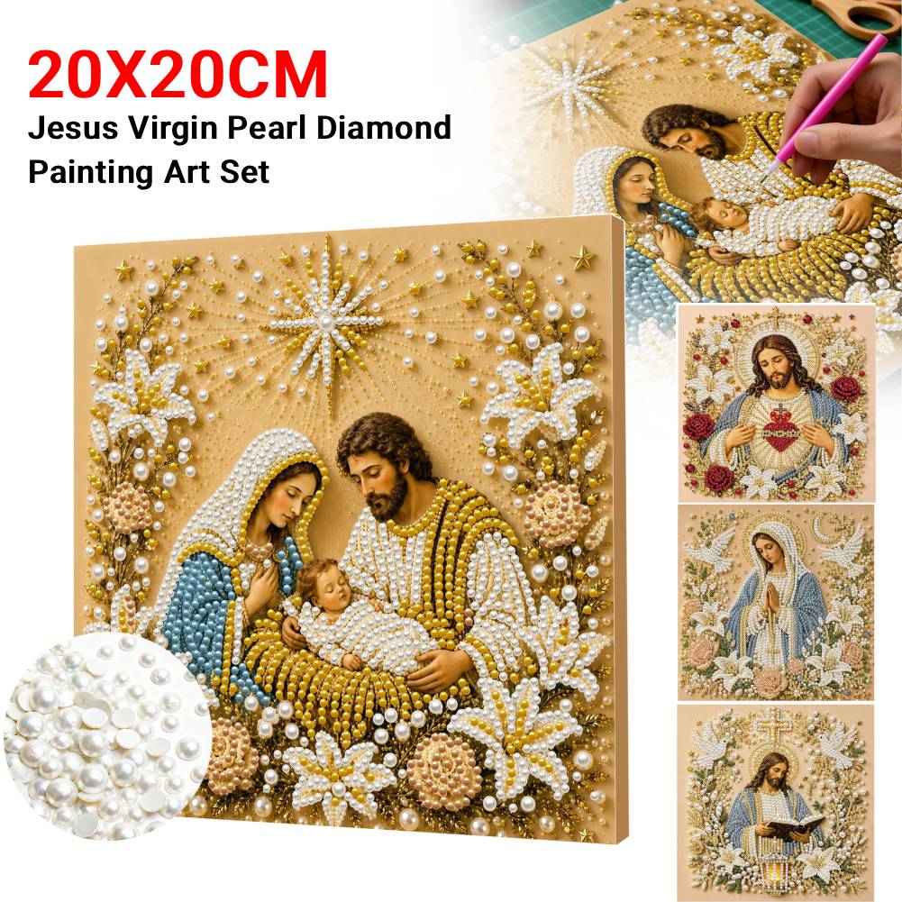 Kit Lukisan Berlian DIY Yesus  - Resin Art Mary ulasan dan harga
