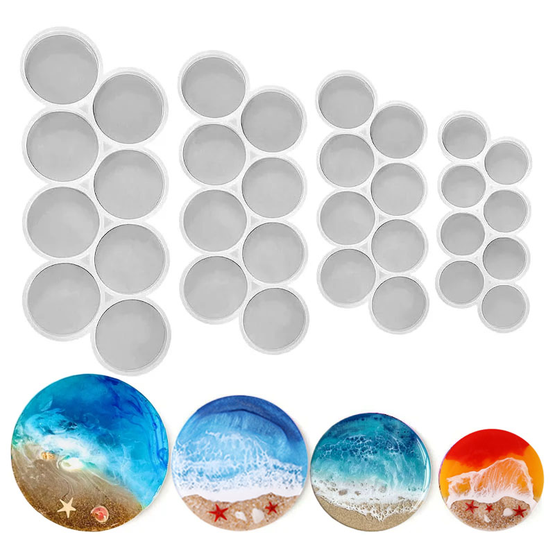 Cetakan Silikon Bulat Lingkara - Resin Art Kit With Molds ulasan dan harga