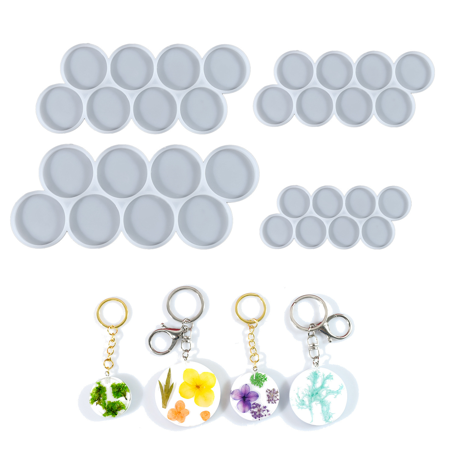 Cetakan Silikon Bulat Lingkara - Resin Art Kit With Molds ulasan dan harga