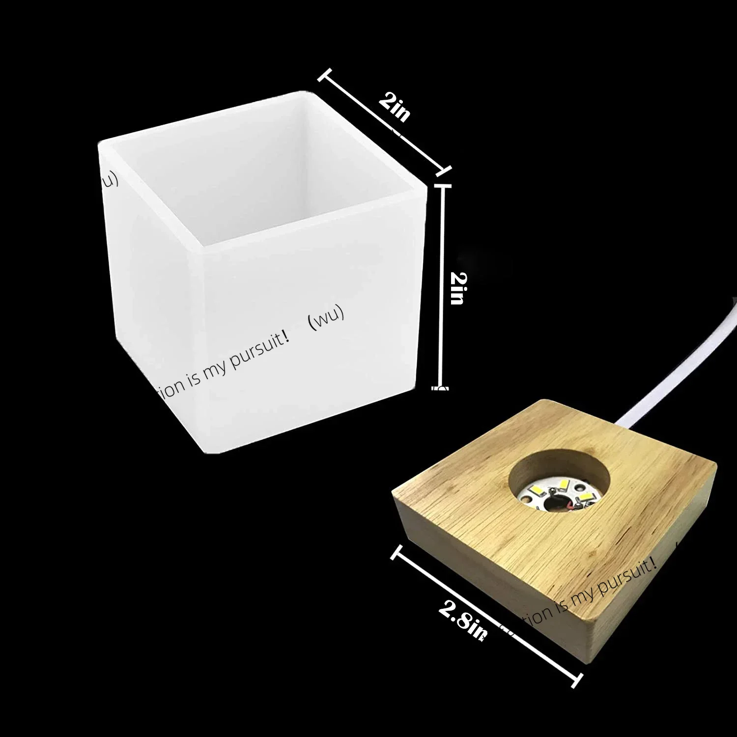 Cetakan Resin Lampu Persegi, C - Resin Art Stand ulasan dan harga
