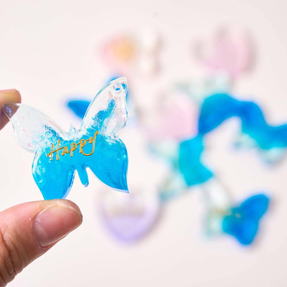 Cetakan Silikon Anting Enam Lu - Resin Art Letters ulasan dan harga
