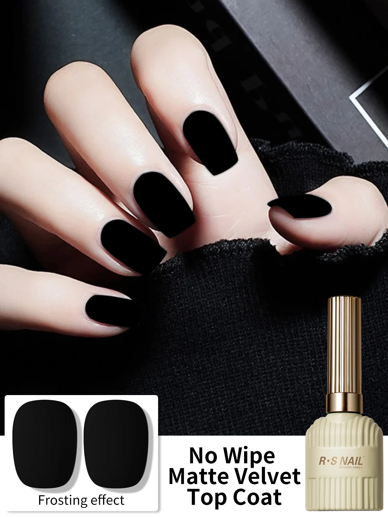 RSNAIL 12g Velvet Matte Top Co - Resin Art Varnish ulasan dan harga