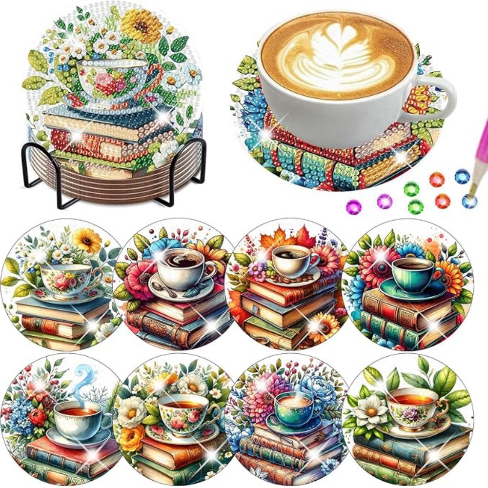8PCS/DIY Lukisan Berlian untuk - Resin Art Stand ulasan dan harga