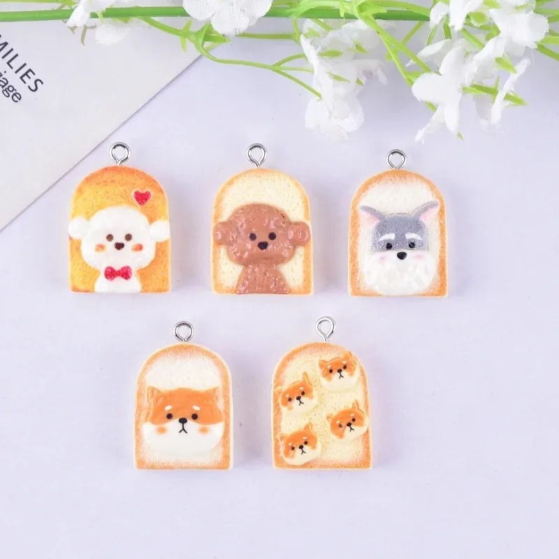 10 Buah Liontin Resin Anjing R - Resin Art Materials Wholesale ulasan dan harga