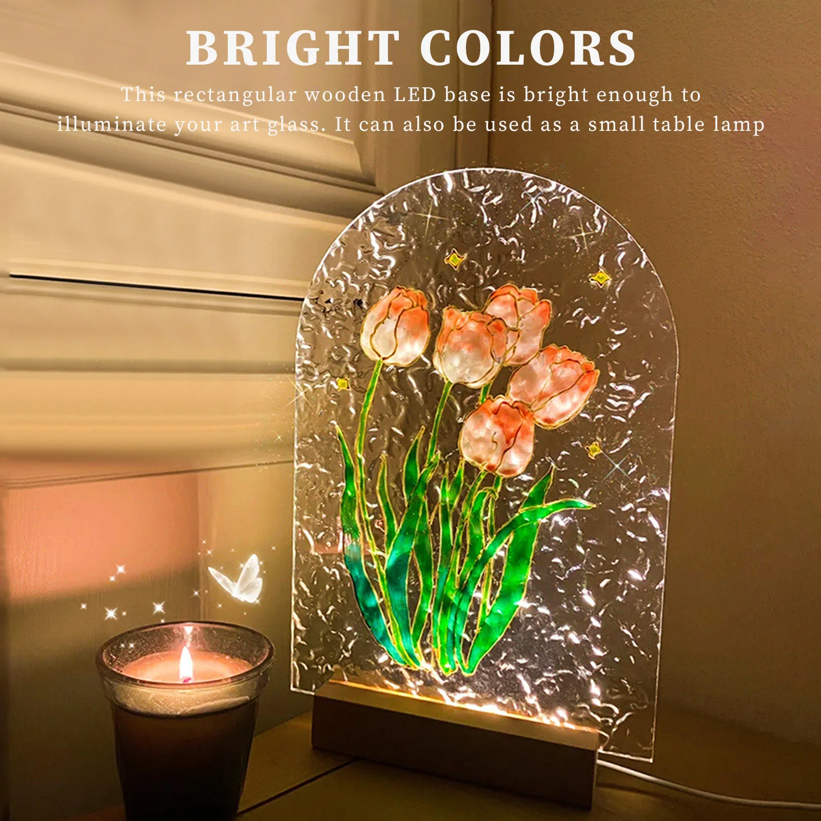 1-10 Buah Lampu LED Kayu untuk - Resin Art Stand ulasan dan harga