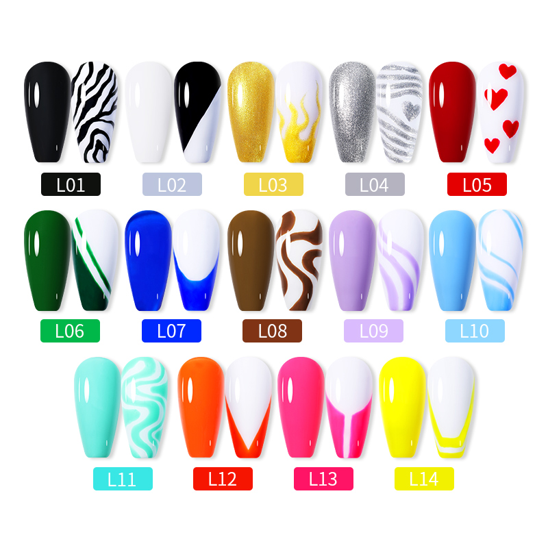 LILYCUTE 5ml cat kuku Gel Line - Resin Art Varnish ulasan dan harga