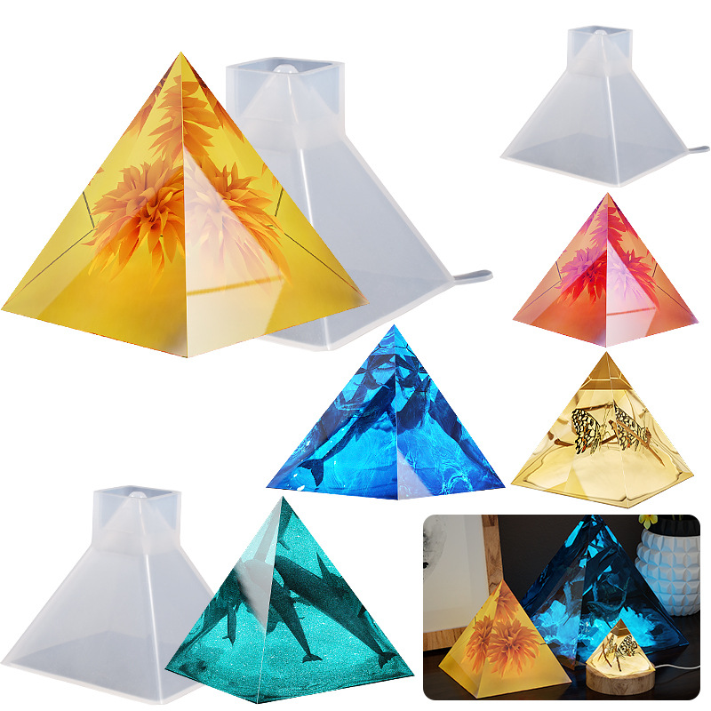 Cetakan Silikon Piramida Resin - Resin Art Stand ulasan dan harga