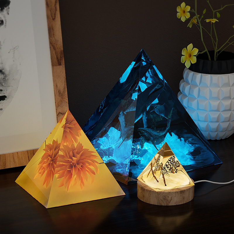 Cetakan Silikon Piramida Resin - Resin Art Stand ulasan dan harga