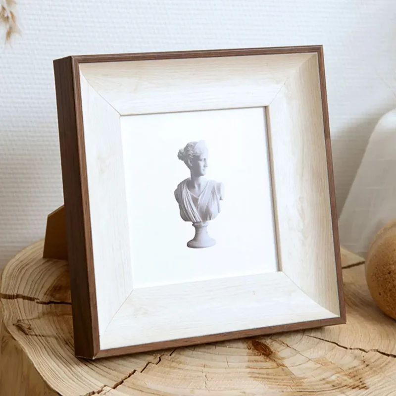 Bingkai Foto Persegi Warna-War - Resin Art Stand ulasan dan harga