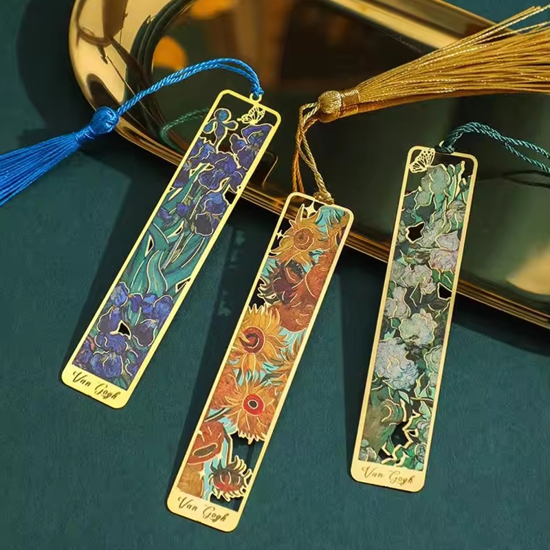 Penanda Buku Logam Lukisan Vin - Resin Art Bookmark ulasan dan harga