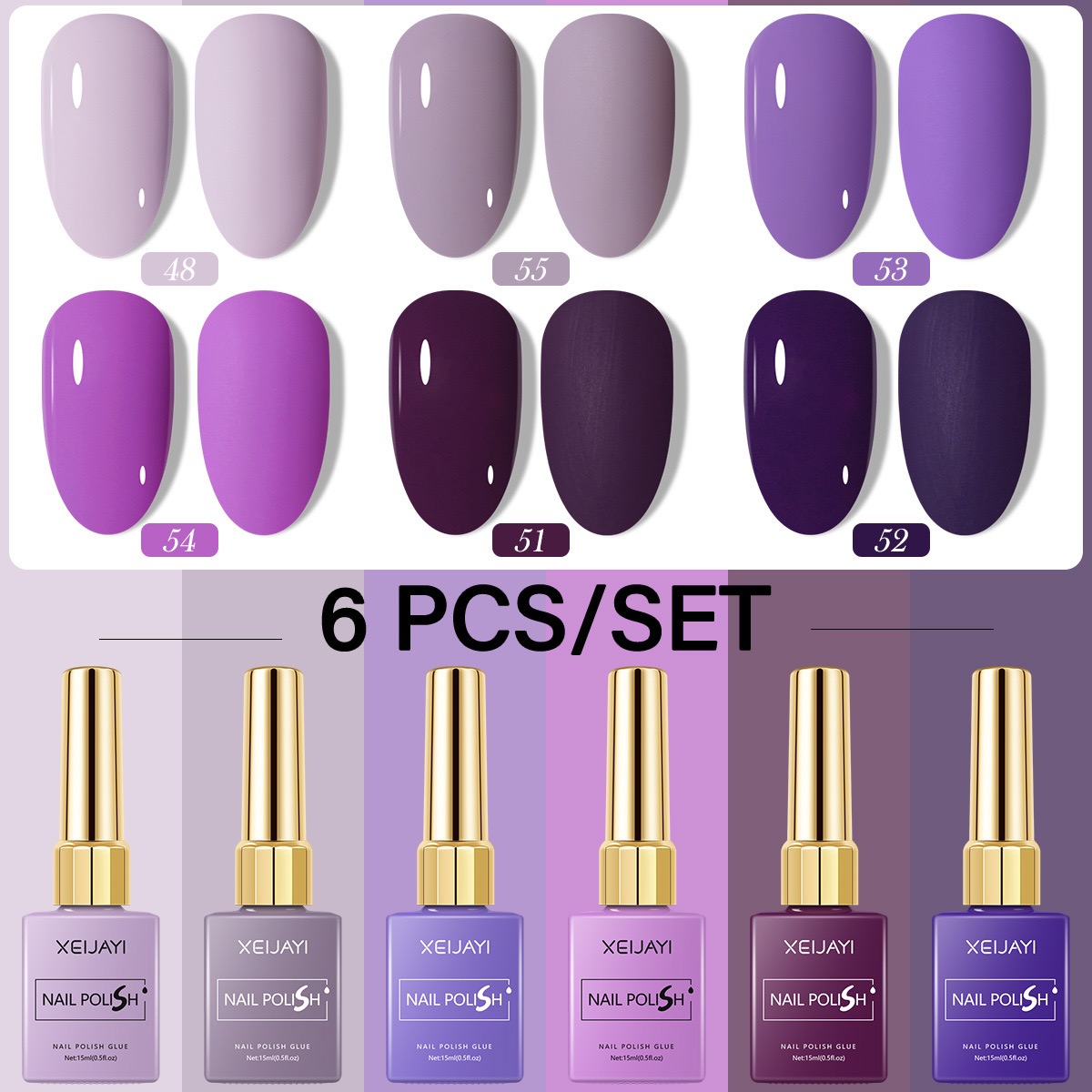 6 Buah/Set 15Ml Cat Kuku Gel 6 - Resin Art Varnish ulasan dan harga