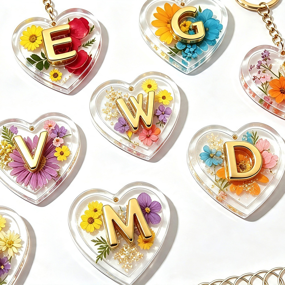 Cetakan Silikon 26 Huruf & Hat - Resin Art Alphabet ulasan dan harga