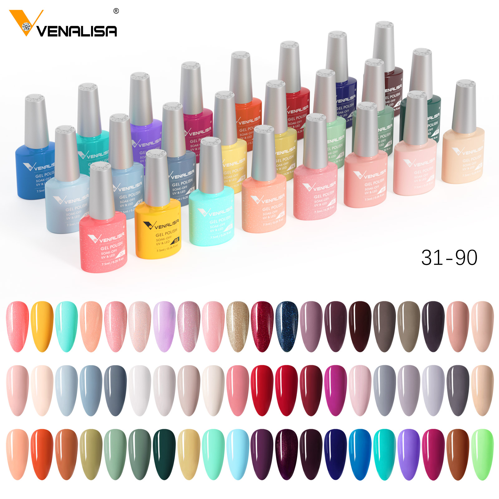 Cat kuku gel VENALISA 7.5ml Be - Resin Art Training ulasan dan harga